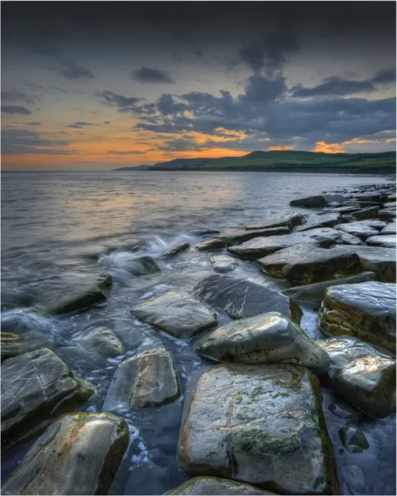 Framed Print : Kimmeridge Bay, on the World Heritage Jurassic coastline of Dorset, south west England Framed Print : Kimmeridge Bay, on the World Heritage Jurassic coastline of Dorset, south west England
