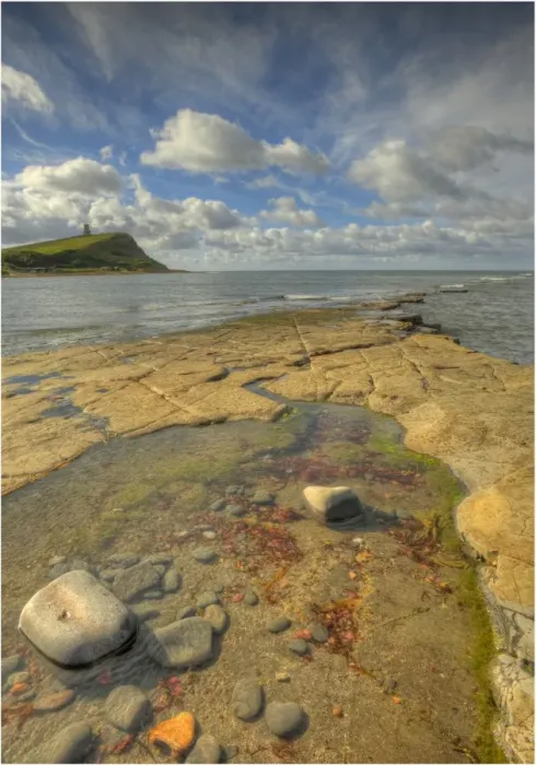 Framed Print : Kimmeridge Bay, on the World Heritage Jurassic coastline of Dorset, south west England