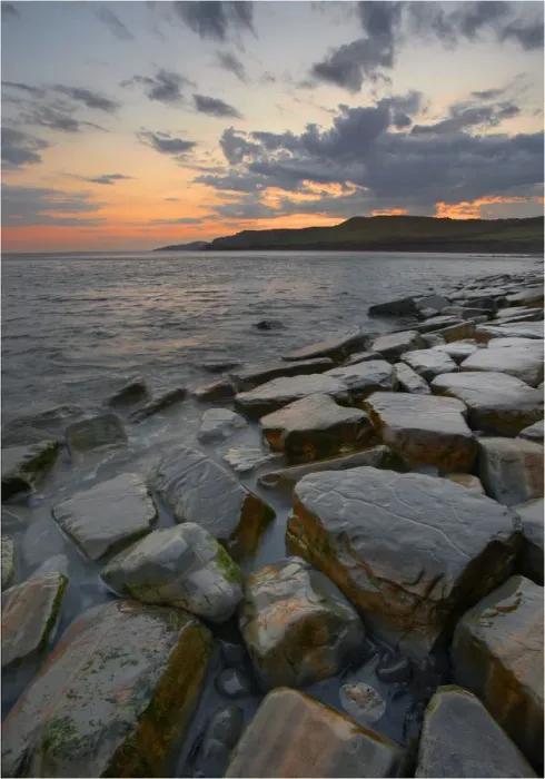 Framed Print : Kimmeridge Bay, on the World Heritage Jurassic coastline of Dorset, south west England