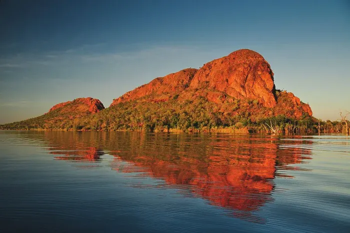 Framed Print : Kununurra river rock