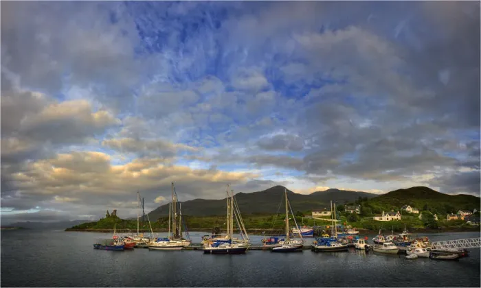 Framed Print : Kyleakin, Isle of Skye, Inner Hebrides, Scotland