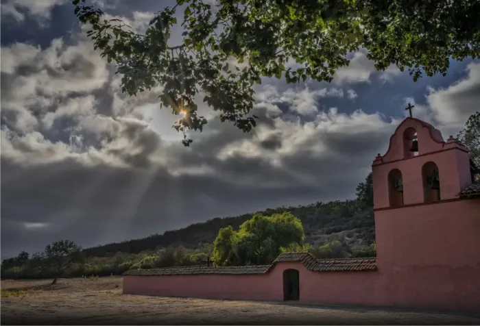 Framed Print : La Purisima Mission, Lompoc, California, USA Framed Print : La Purisima Mission, Lompoc, California, USA