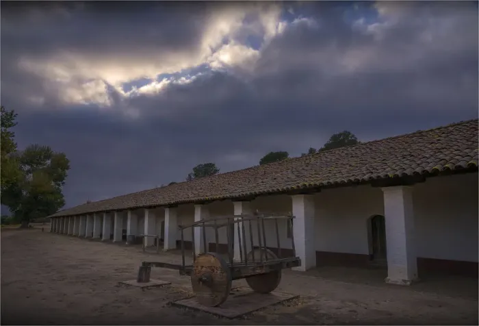 Framed Print : La Purisima Mission, Lompoc, California, USA