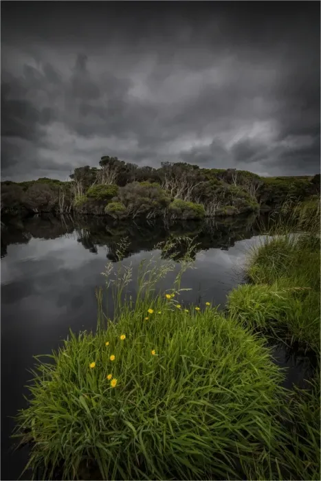 Framed Print : Lagoon near Disappointment bay, King Island Tasmania Framed Print : Lagoon near Disappointment bay, King Island Tasmania