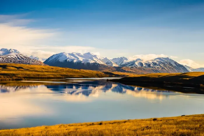 Framed Print : Lake Alexandrina, South Island, New Zealand