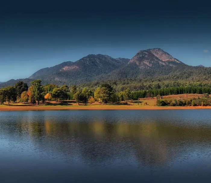 Framed Print : Lake Buffalo, Ovens Valley, Mount Buffalo National Park, Victoria, Australia Framed Print : Lake Buffalo, Ovens Valley, Mount Buffalo National Park, Victoria, Australia