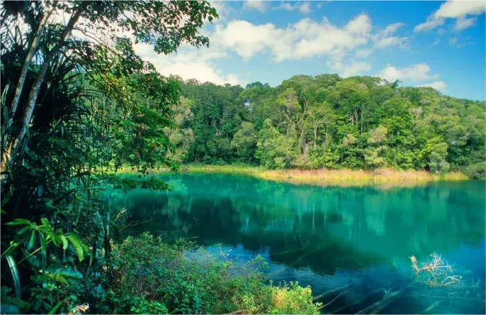 Framed Print : Lake Eacham, north Queensland, Australia Framed Print : Lake Eacham, north Queensland, Australia