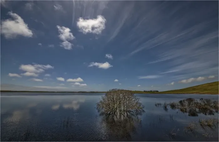 Framed Print : Lake Flanagan, King Island, Bass Strait, Tasmania
