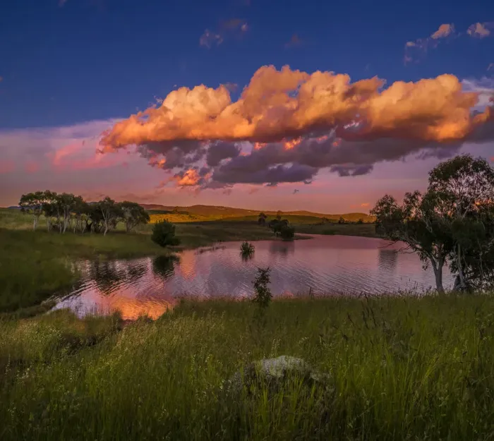 Framed Print : Lake Jindabyne dusk, Snowy Mountains, southern New South Wales Framed Print : Lake Jindabyne dusk, Snowy Mountains, southern New South Wales