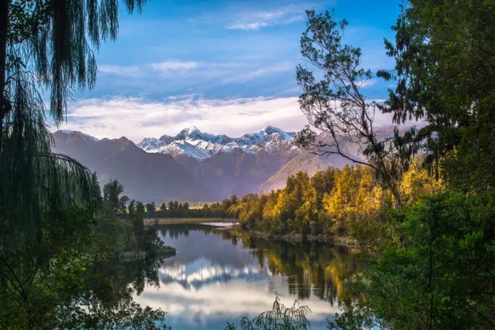 Framed Print : Lake Matheson, South Island, New Zealand Framed Print : Lake Matheson, South Island, New Zealand