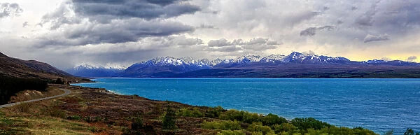 Lake Pukaki storm panorama