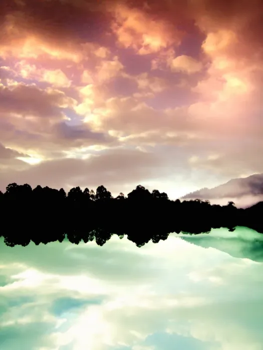 Framed Print : Lake Reflections at Sunrise