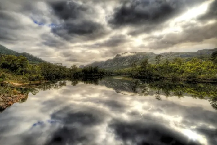 Framed Print : Lake Rosebery