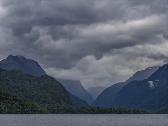 Framed Print : Lake Te-Anau, south island, New Zealand