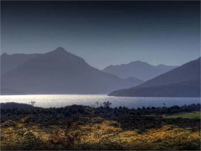 Framed Print : Lake Te-Anau, south island, New Zealand