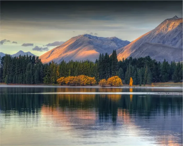 Framed Print : Lake Tekapo, Canterbury plains, south island, New Zealand