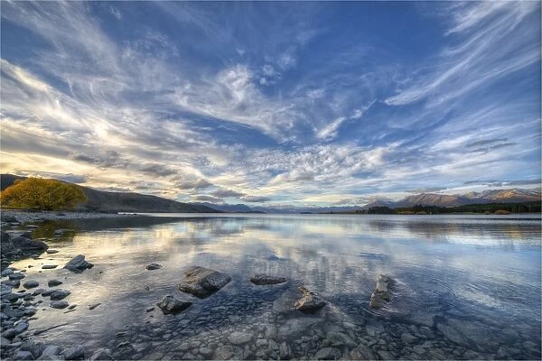 Lake Tekapo, Canterbury plains, south island, New Zealand