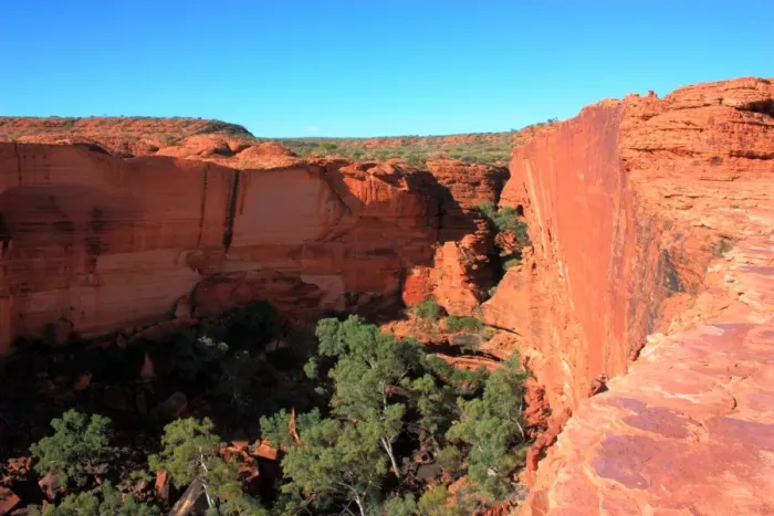 Framed Print : Landscape of kings canyon, in Northern Territory of Australia