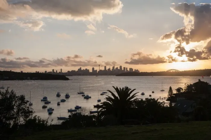Framed Print : Landscape of Sydney Harbour Framed Print : Landscape of Sydney Harbour
