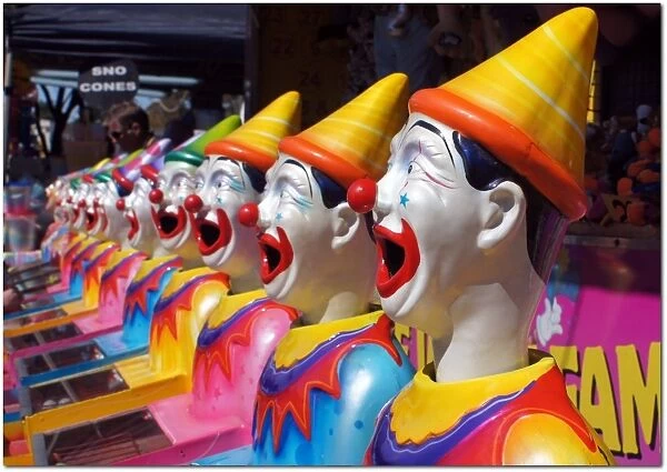 Laughing clowns