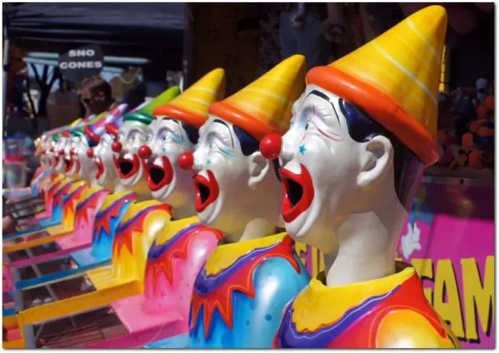 Framed Print : Laughing clowns Framed Print : Laughing clowns