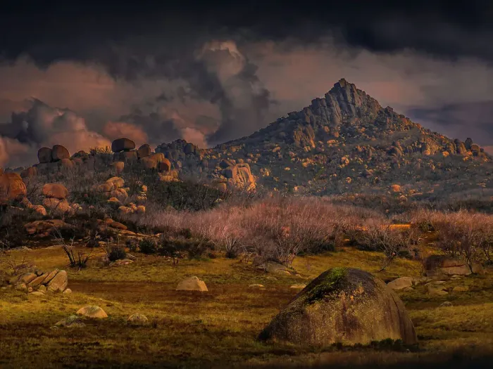 Framed Print : The Le-Sueof plateau, Mount Buffalo National Park, Victoria, Australia