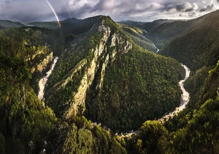 Framed Print : Leven Canyon