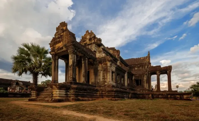 Framed Print : The Library of Angkor Wat, Siem Reap, Cambodia