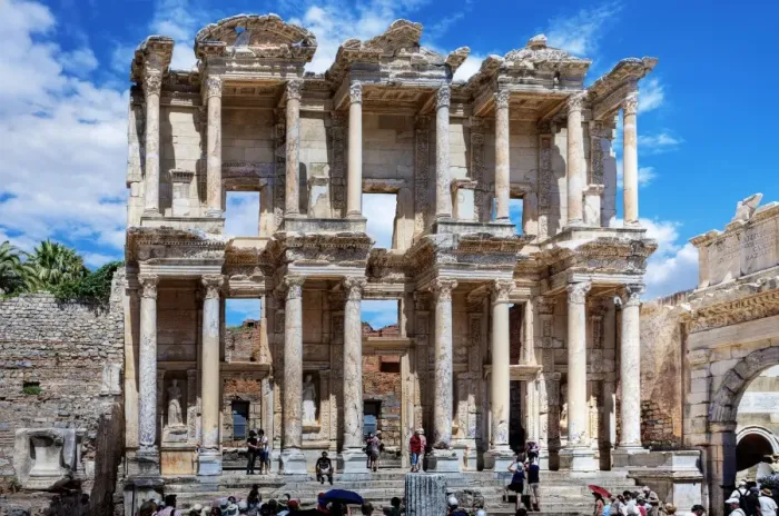 Framed Print : The Library Ruins of Celsus, Ephesus, Turkey Framed Print : The Library Ruins of Celsus, Ephesus, Turkey