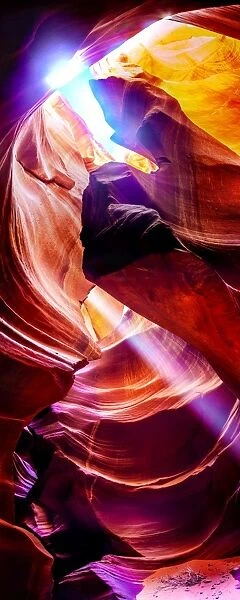 Light beams in Upper Antelope Canyon