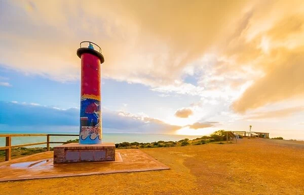 Lighthouse Memorial at Pinky Point, Ceduna, South Australia  /  Australia