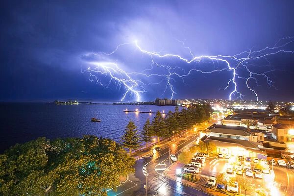 Lightning over Port Lincoln. South Australia