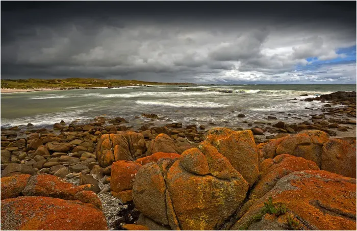 Framed Print : Little Porkies beach, King Island, Bass Strait, Tasmania Framed Print : Little Porkies beach, King Island, Bass Strait, Tasmania