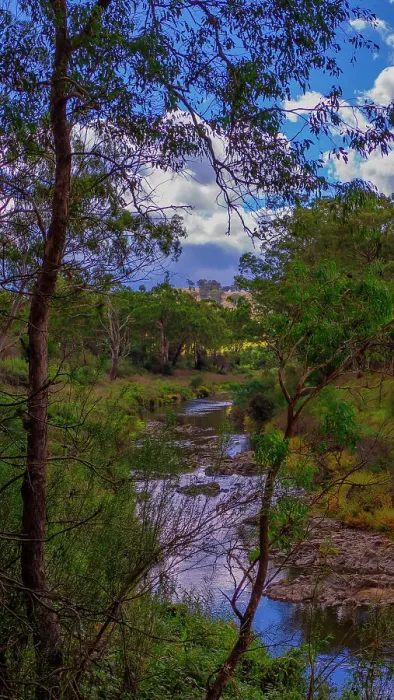 Framed Print : Livingstone River view, Omeo, Alpine Victoria, Australia