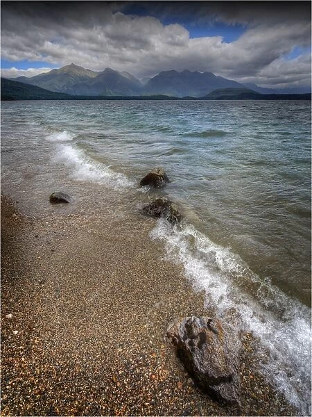 Lkae Manapouri in the South Island of New Zealand