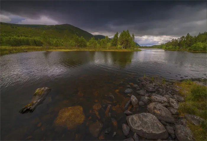 Framed Print : Loch Gamhna