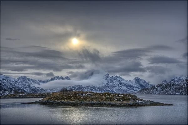 Lofoten Peninsular, winter wonderland, Arctic circle, Norway