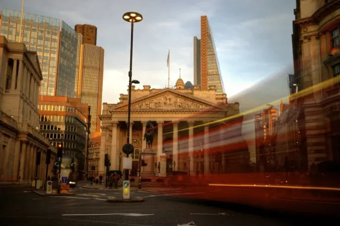 Framed Print : London City Bank Station at sunset light Framed Print : London City Bank Station at sunset light