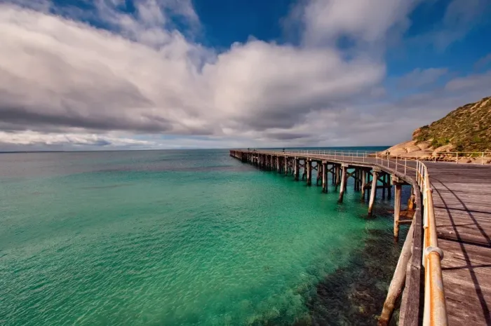 Framed Print : The long Jetty