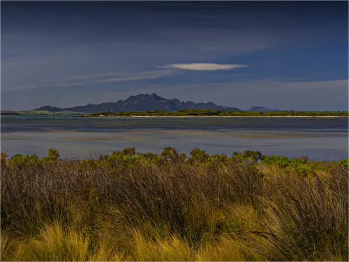 Framed Print : Long Point, Flinders Island, Tasmania