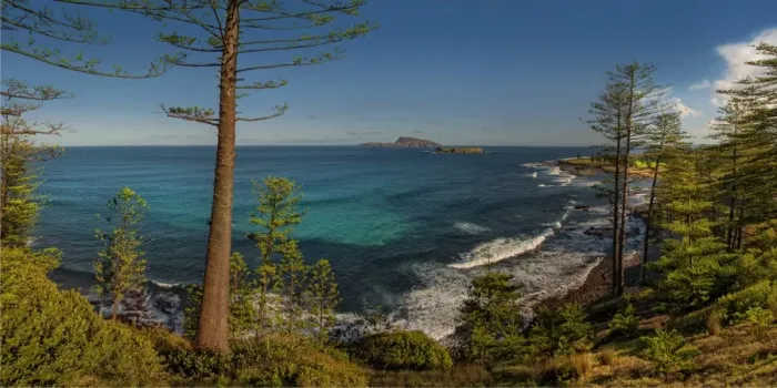 Framed Print : Looking toward Cemetery bay, Norfolk Island, South Pacific Framed Print : Looking toward Cemetery bay, Norfolk Island, South Pacific