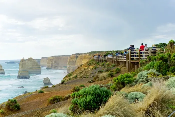 Framed Print : One of the lookout at 12 Apostles