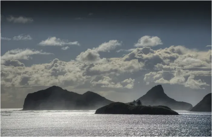 Framed Print : Lord Howe Island lagoon view Framed Print : Lord Howe Island lagoon view