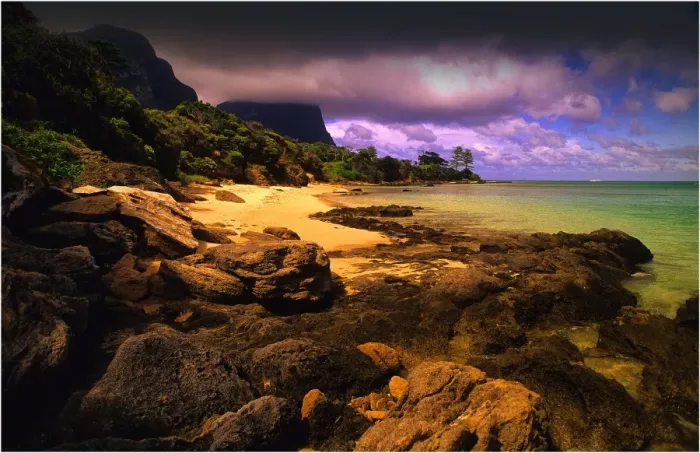Framed Print : Lord Howe Island, majestic and scenically wonderful, is part of New South Wales, Australia