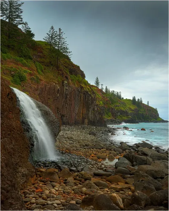 Framed Print : Lower Cockpit Falls