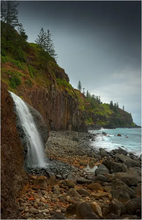 Framed Print : Lower Cockpit Falls