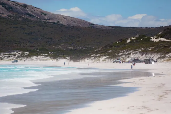 Framed Print : Lucky Bay. The beautiful paradise of Lucky Bay in Cape Le Grand National