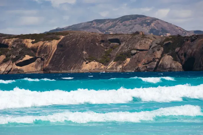 Framed Print : Lucky Bay hills