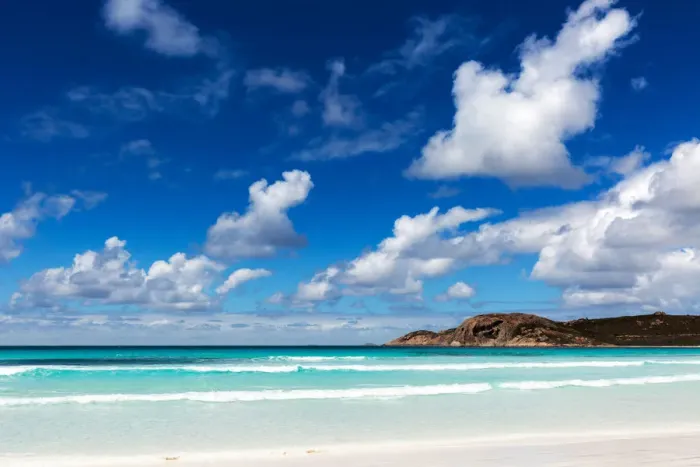 Framed Print : Lucky Bay views
