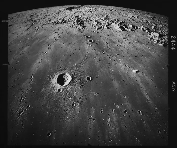Framed Print : Lunar Crater Copernicus Framed Print : Lunar Crater Copernicus